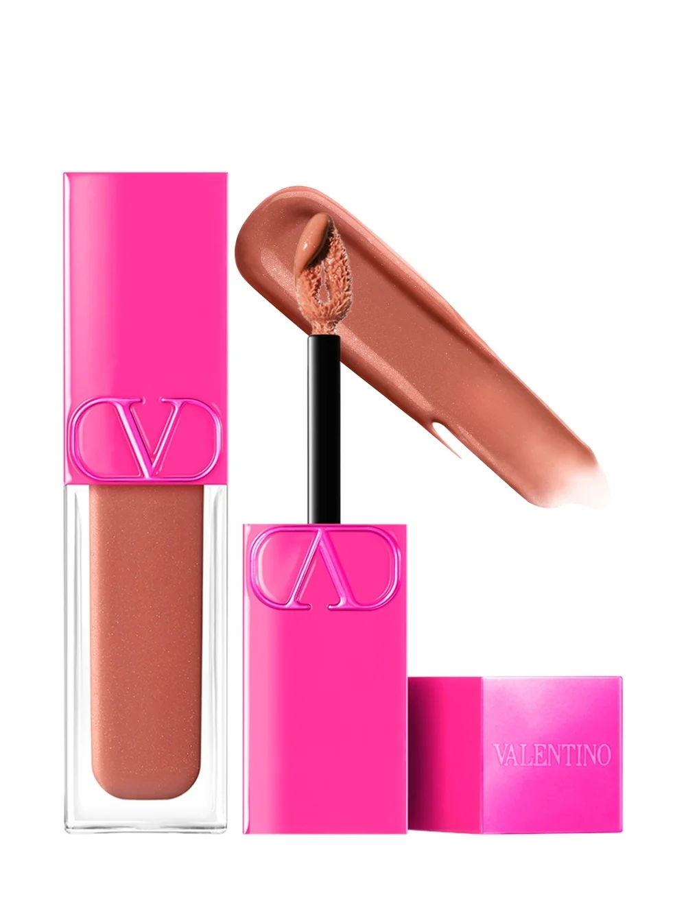 Valentino Puffer Lip Cream Gloss in 122A NIB